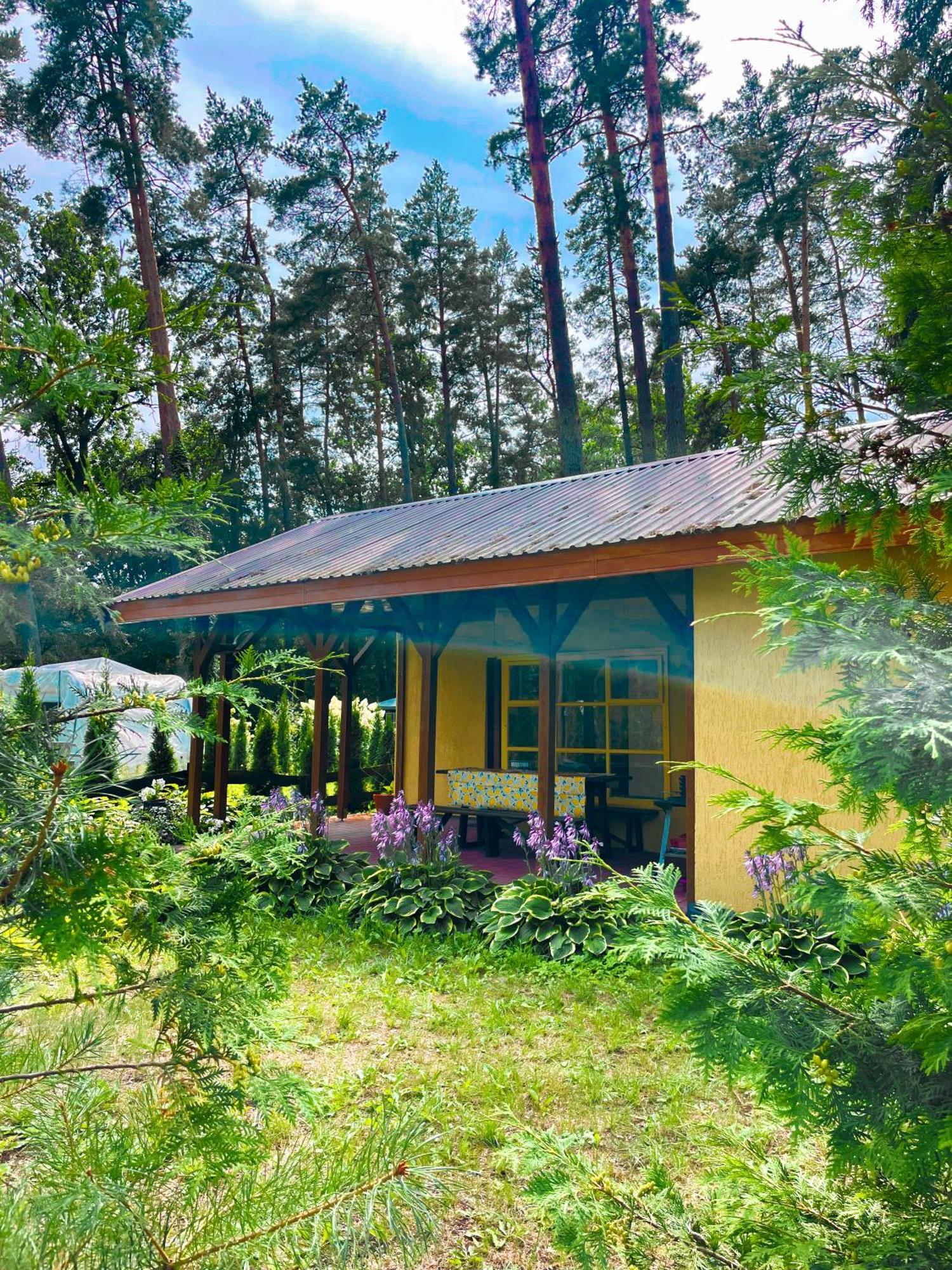 Lesna Chatka Klebowo Exterior foto